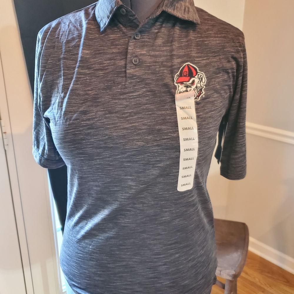 Champion Dark Gray Polo Shirt with Logo